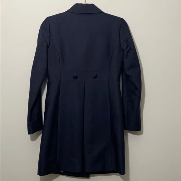 H&M Women’s navy double breasted peacock jacket 4 - Picture 7 of 13